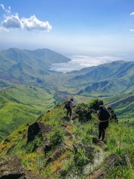 Descending Mt. Balingkilat